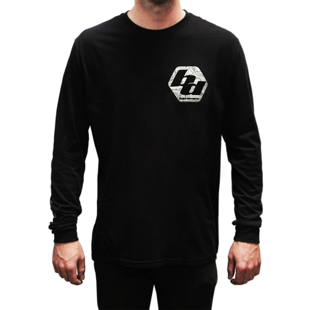 BD Black Men's Long Sleeve Shirt Baja Designs