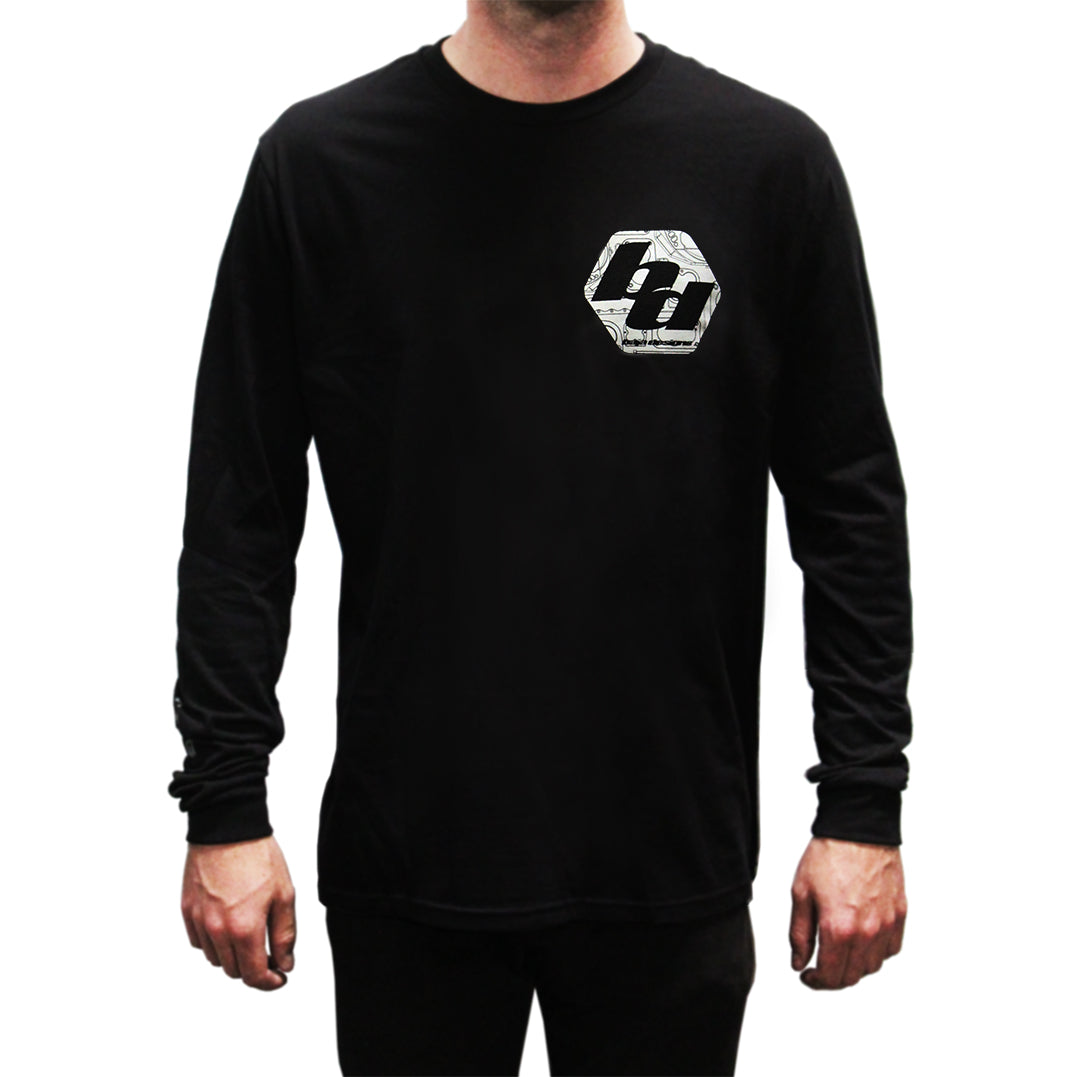 BD Black Men's Long Sleeve Shirt Baja Designs