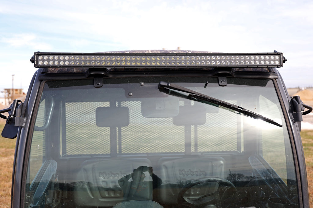 LED Light Kit 50in Dual Row Black Series Kubota RTV-X1120 Rough Country