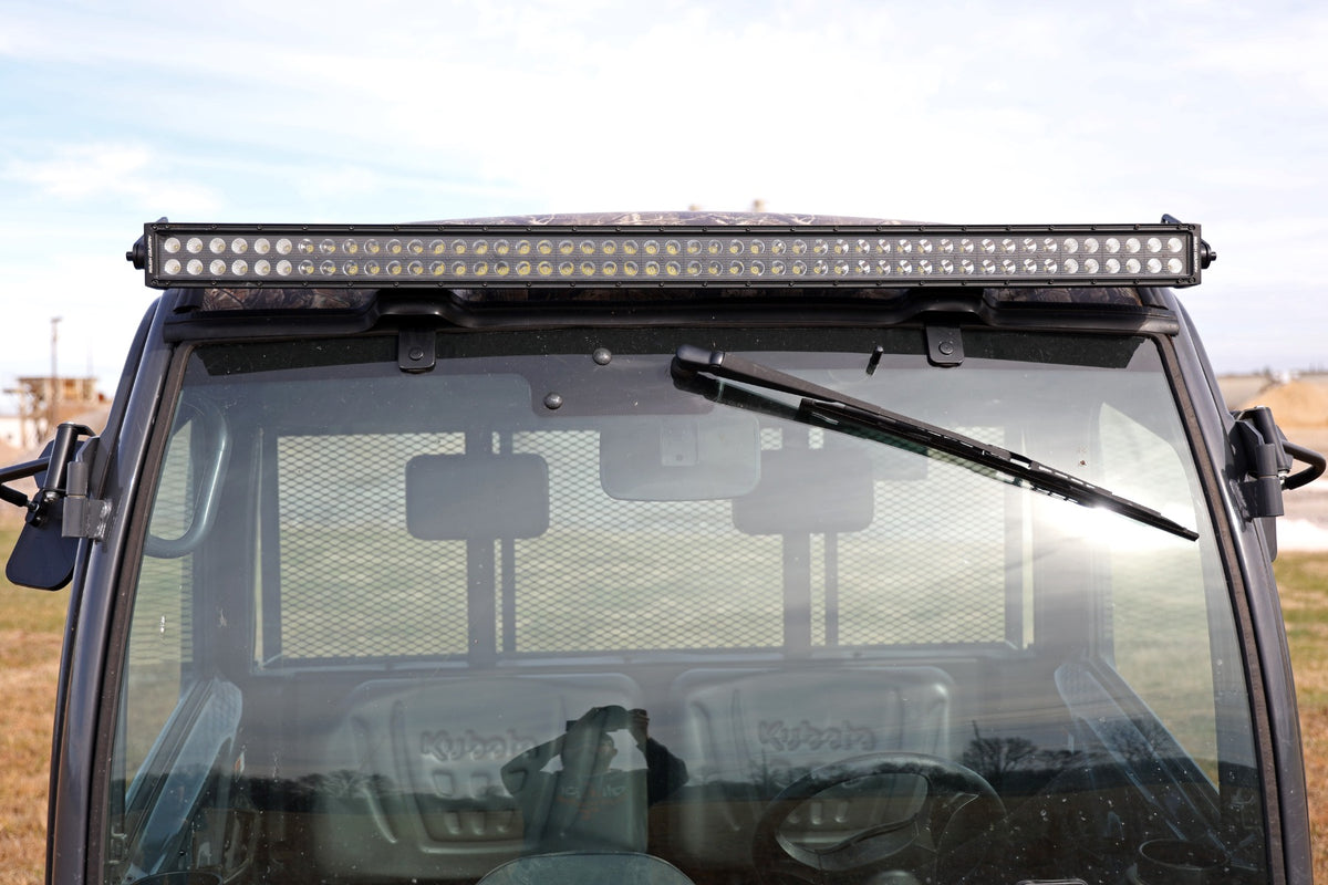 LED Light Kit 50in Dual Row Black Series Kubota RTV-X1120 Rough Country