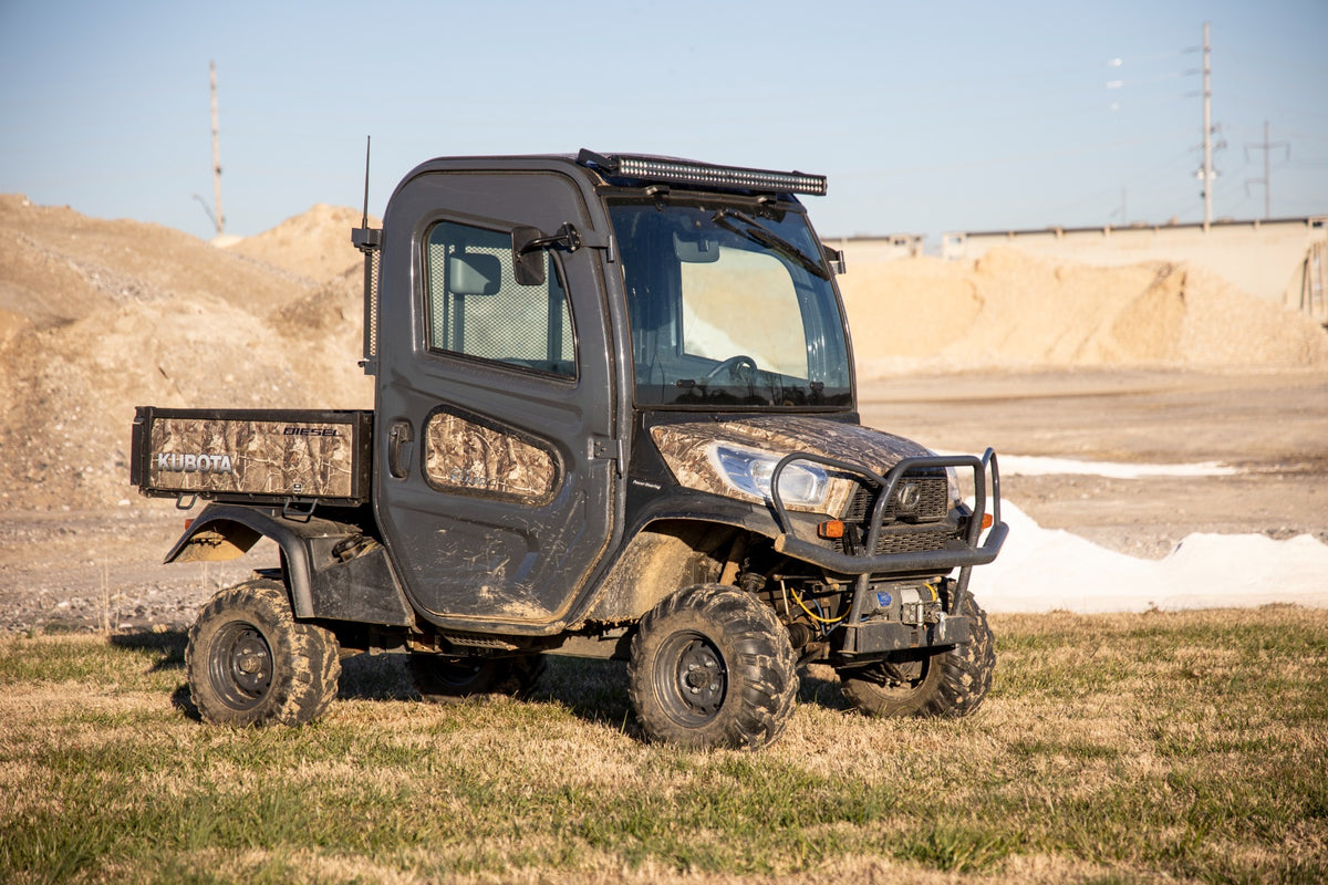 LED Black Dual Row DRL Light Bar Kit 50 Inch Kubota RTV-X1120 Rough Country