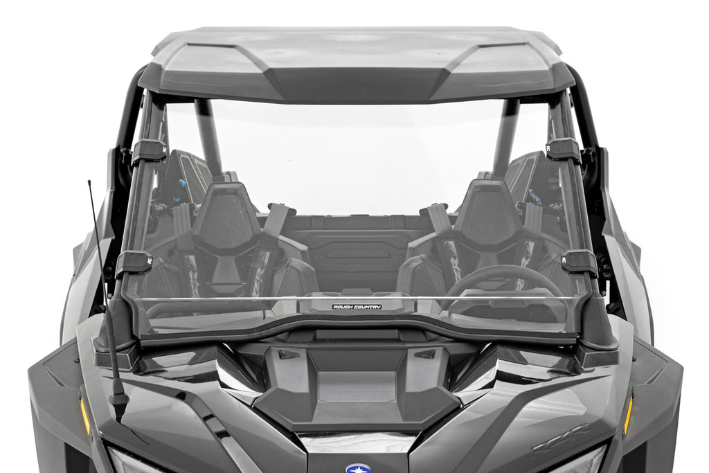 Full Windshield Scratch Resistant Polaris RZR Turbo R Rough Country