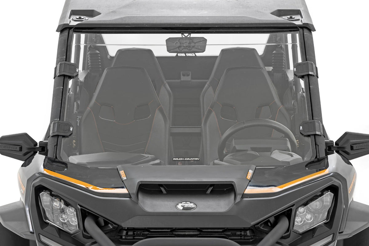Full Windshield Scratch Resistant Can-Am Commander 1000R Rough Country