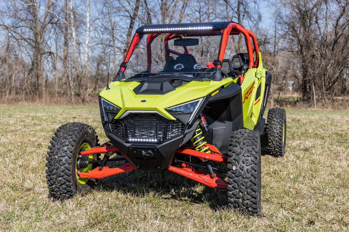 Vented Full Windshield Scratch Resistant Polaris RZR Turbo R Rough Country