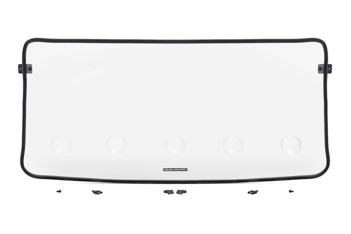 Vented Full Windshield Scratch Resistant Polaris XPEDITION XP/XPEDITION XP 5 Rough Country