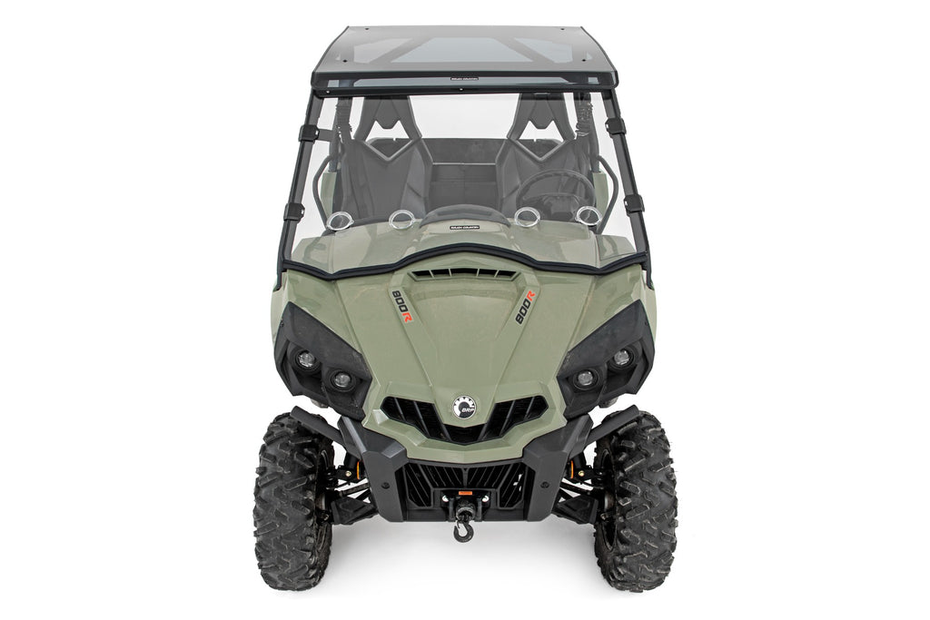 Vented Full Windshield Scratch Resistant 11-20 Can-Am Commander Rough Country