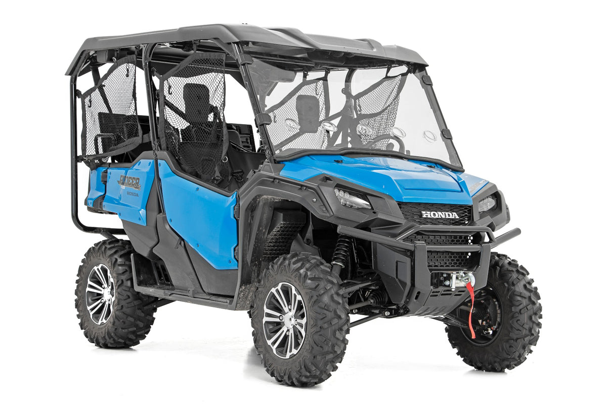 Vented Full Windshield Scratch Resistant Honda Pioneer 1000 Rough Country