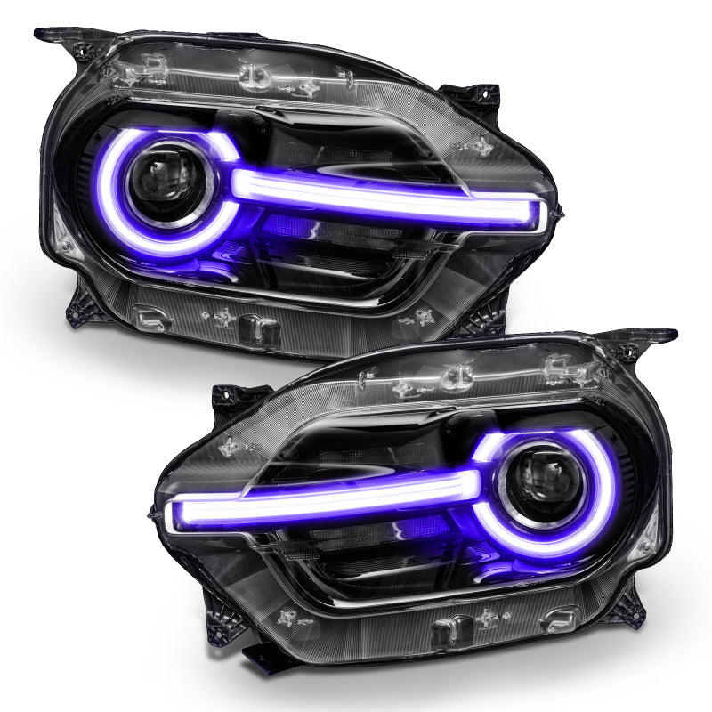 Oracle 2021 Ford Bronco Sport RGB+W Headlight DRL + Halo - ColorSHIFT w/ RF Controller