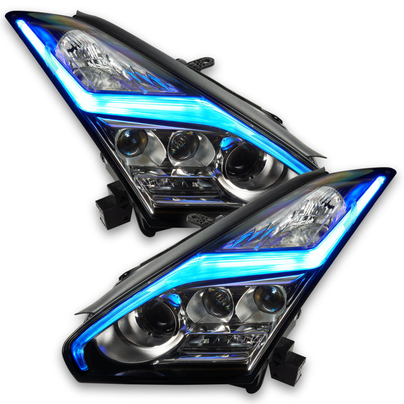 Oracle 15-21 Nissan GT-R Lightning Bolt Headlight DRL RGB+W w/ Simple Controller