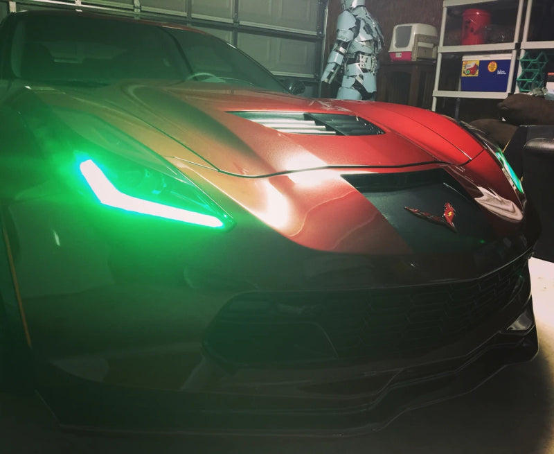 Oracle Chevy Corvette C7 14-19 Dynamic DRL w/ Switchback Turn Signals - - Dynamic