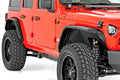 High Clearance LED Flat Fender Flare Kit UV Treated Jeep Wrangler JL (18-24) Rough Country