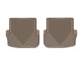 WeatherTech 2017+ Mercedes-Benz C-Class Rear Rubber Mats - Tan
