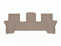 WeatherTech 2024 Hyundai Santa Fe 2nd Row Bench Seating Rear FloorLiner - Tan