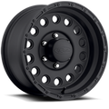 Raceline 887B Rock Crusher 17x9in / 8x170 BP / 0mm Offset / 130.81mm Bore - Satin Black Wheel