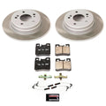 Power Stop 90-92 Mercedes-Benz 300TE Rear Semi-Coated Rotor Kit