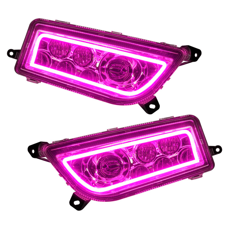 Oracle 14-21 POLARIS RZR 1000 XP Headlight Halo Kit - ColorSHIFT