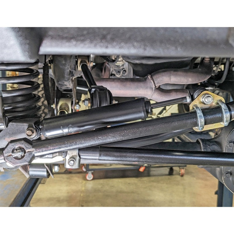 RockJock TJ/LJ/XJ/MJ Currectlync Steering System Bolt-On w/ 1 1/4in Dia. Tie Rod/Forged Drag Link