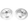 Power Stop 18-19 Toyota Camry Rear Evolution Drilled & Slotted Rotors - Pair
