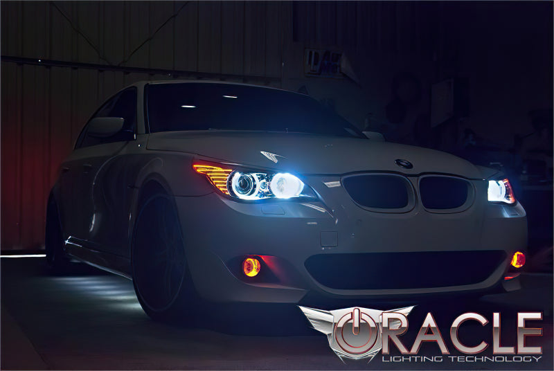Oracle 03-10 BMW 5 Series LED Headlight Halo Kit - Red
