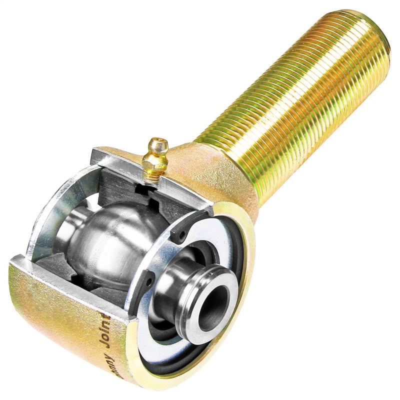 RockJock 2021+ Bronco Rear Axle Johnny Joint 2 1/2in Forged 1 1/4in-12 RH Threads 70mm x 16mm Ball