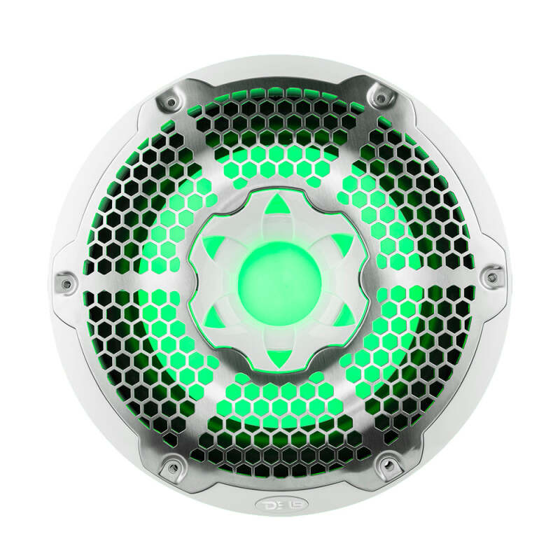 DS18 Subwoofer & Enclosure 10in 300 Watts RMS 4 ohm SVC White