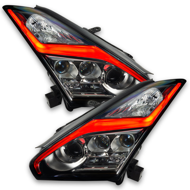 Oracle 15-21 Nissan GT-R RGB+W (Lightning Bolt) Headlight DRL Kit- w/o Controller