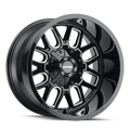 Mayhem 8107 Cogent 17x9 / 8x165.1 BP / -12mm Offset / mm Hub Gloss Black Milled Wheel
