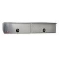 Westin/Brute HD Top Sider 13in x 96in w/flip up Doors - Aluminum