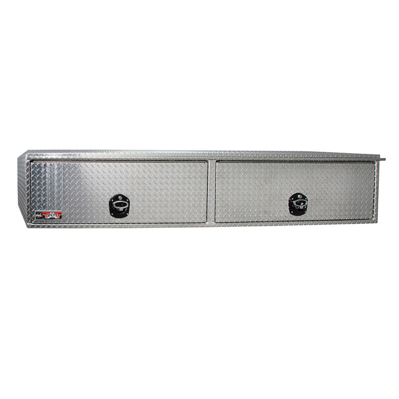 Westin/Brute HD Top Sider 13in x 96in w/flip up Doors - Aluminum