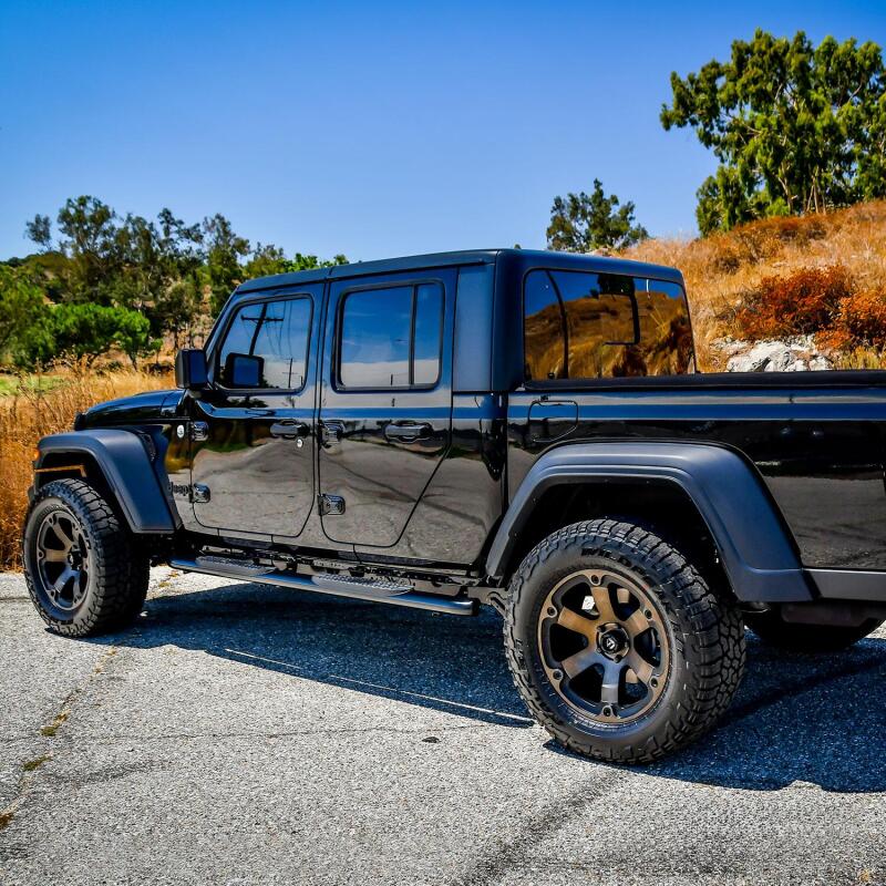 Westin 20-26 Jeep Gladiator PRO TRAXX 4 Oval Nerf Step Bars - Black