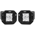 Westin FM4Q 3W Osram w/mounting hardware and pigtail connectors (set of 2) - Black