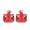 Power Stop 06-12 Ford Fusion Rear Red Calipers w/Brackets - Pair