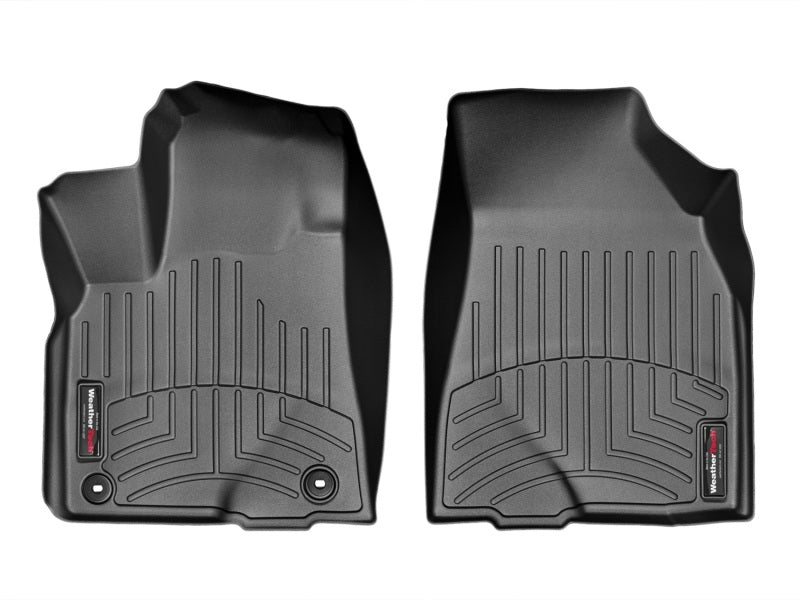 WeatherTech 14-15 Toyota Highlander Front FloorLiner - Black