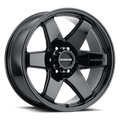 Raceline 942B Addict 18x8in / 6x139.7 BP / 15mm Offset / 106.1mm Bore - Gloss Black Wheel
