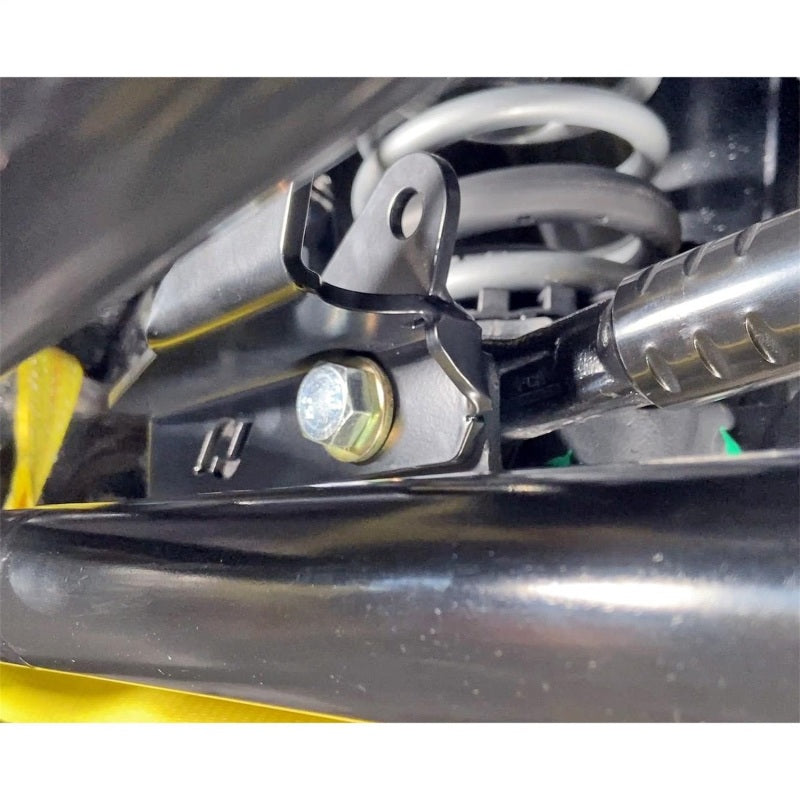 RockJock JL/JT Currectlync Steering Stabilizer High-Mount Relocation Bracket Kit