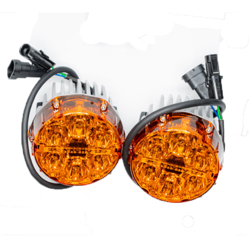 Nacho Lighting Ford Bronco Nacho SAE Only Plug N Play Fog Light Kit - Amber