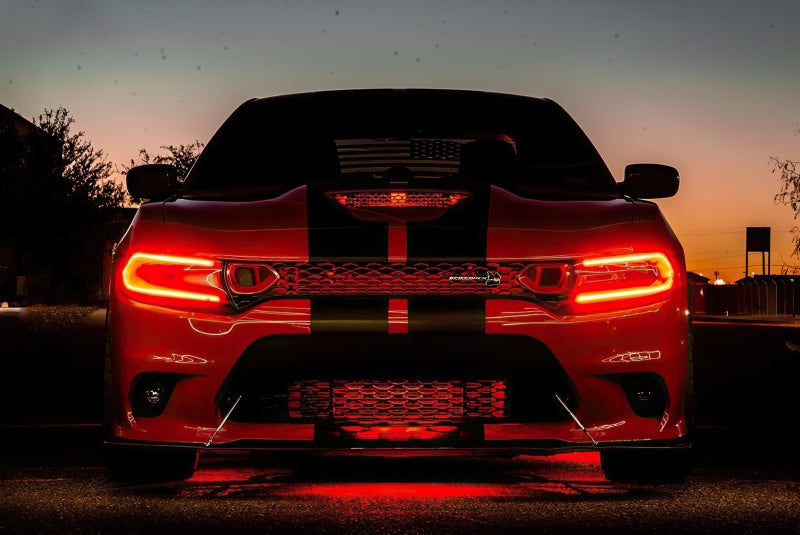 Oracle 15-21 Dodge Charger RGB+W Headlight DRL Upgrade Kit - ColorSHIFT+W