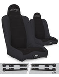 Daily Driver High Back Suspension Seats Kit for Jeep Wrangler JK/JKU Pair PRP Seats