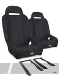GT/S.E. Suspension Seats Kit for Polaris RZR PRO XP PRO R Turbo R Pair Black PRP Seats
