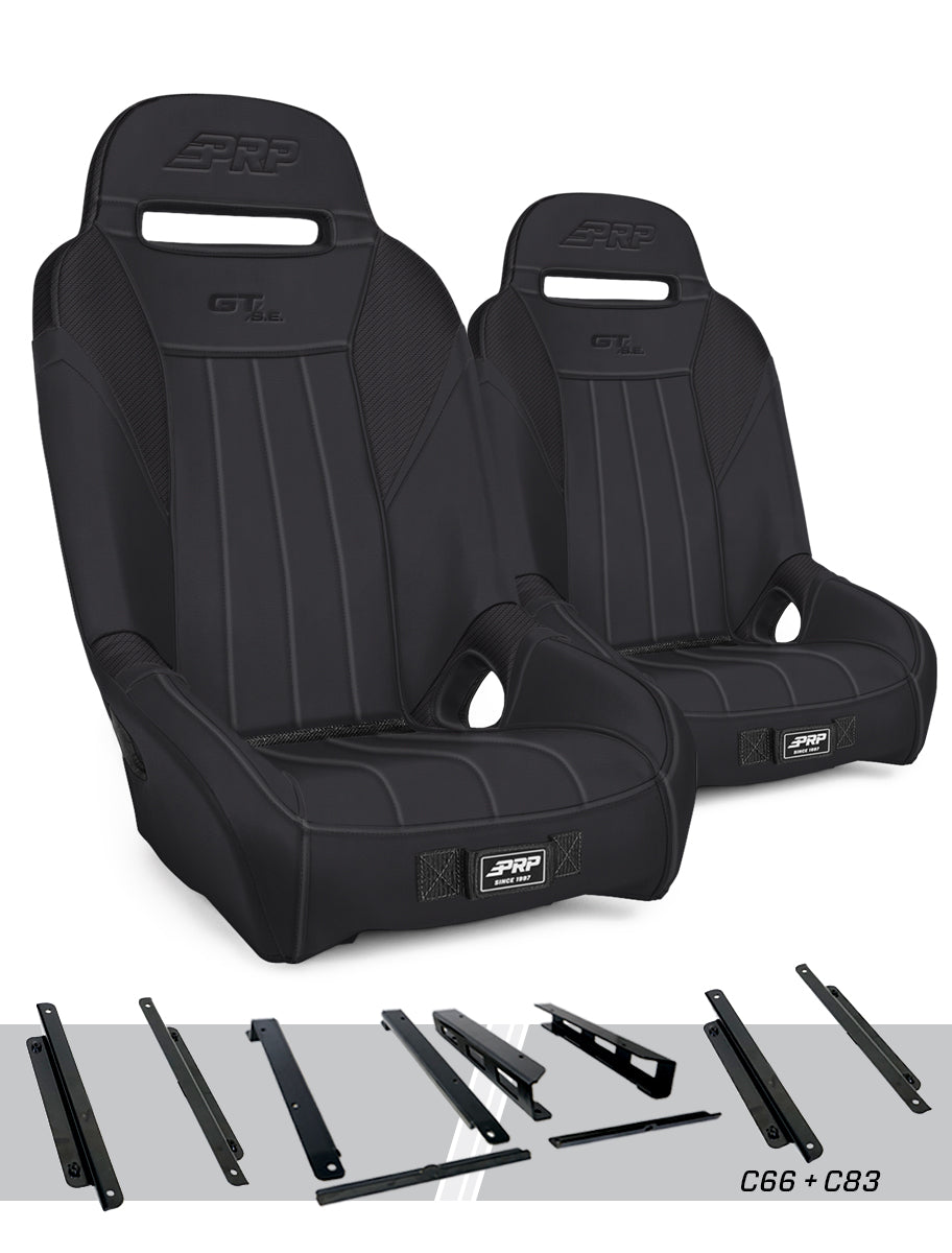 GT/S.E. Suspension Seats Mount & Slider Kit for Can-Am Maverick X3 & Maverick R Pair PRP Seats