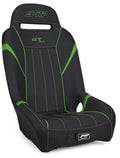 GT/S.E. Suspension Seat Black and Green PRP Seats