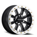 Aluminum Wheels 14x7 Mamba Beadlock UTV A71 Machined Lip Satin Black 5 Offset 4 on 156 Bolt Pattern Raceline