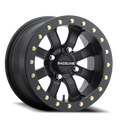 Aluminum Wheels 15x7 Black Mamba Beadlock UTV A71B Satin Black 0 Offset 4 on 156 Bolt Pattern Raceline