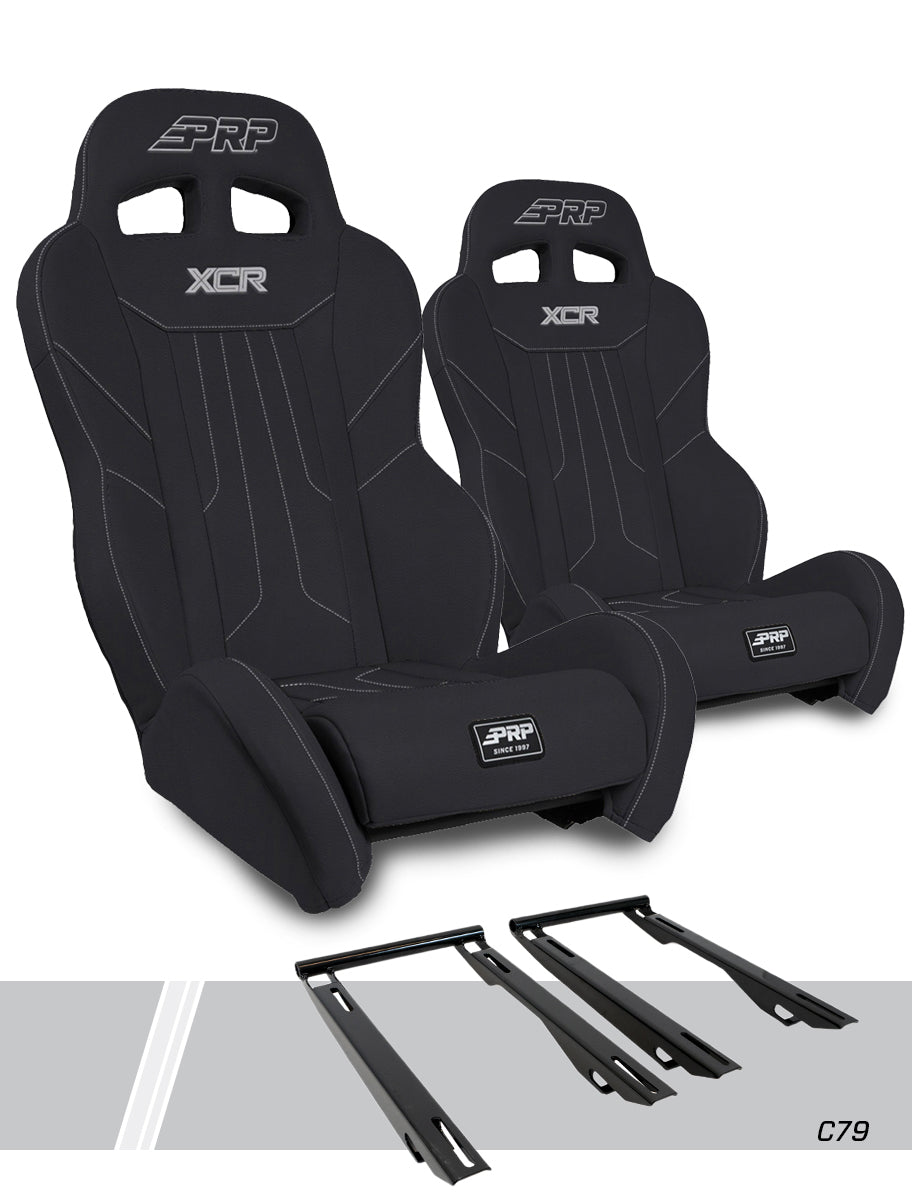 XCR Suspension Seats Kit for Polaris RZR PRO XP PRO R Turbo R Pair PRP Seats