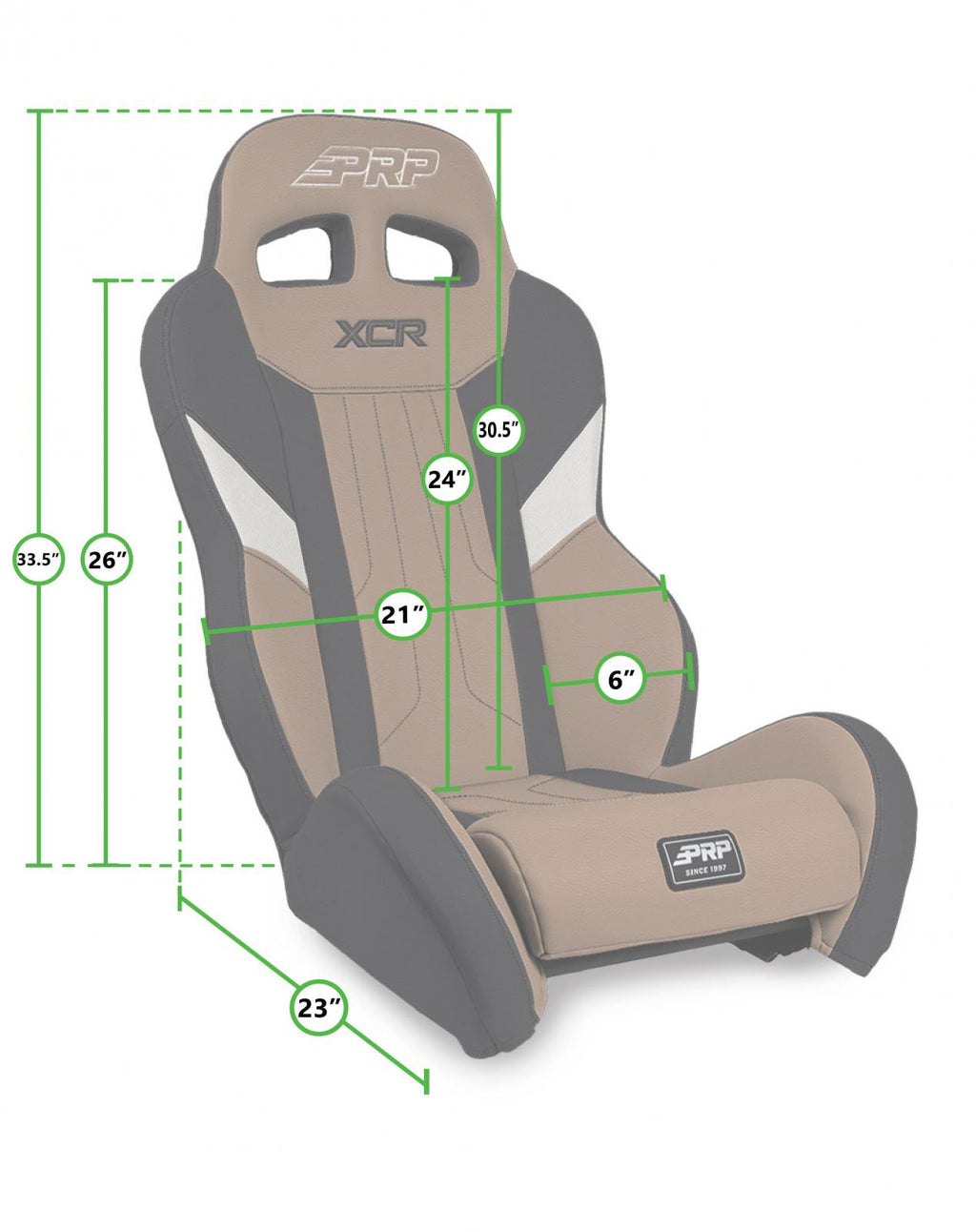 XCR Suspension Seats Kit for Polaris RZR PRO XP PRO R Turbo R Pair PRP Seats