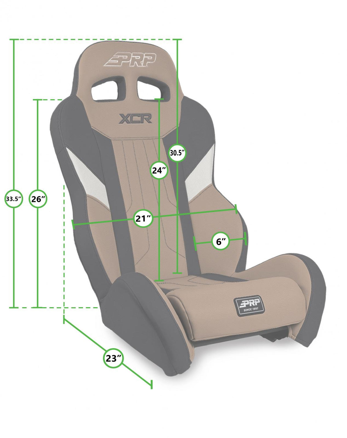 XCR Suspension Seats Kit for Polaris RZR PRO XP PRO R Turbo R Pair PRP Seats
