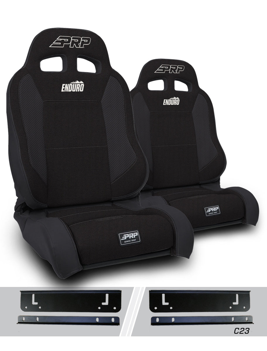 Enduro Elite Suspension Seat Trek Edition Kit for 97-02 Jeep Wrangler TJ Pair PRP Seats