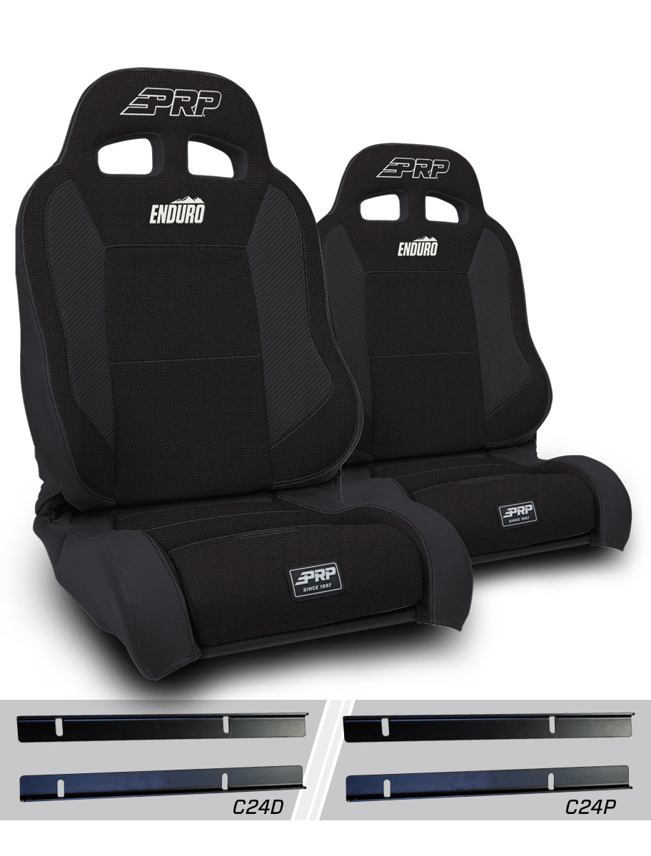 Enduro Elite Suspension Seat Trek Edition Kit for 03-06 Jeep Wrangler TJ Pair PRP Seats