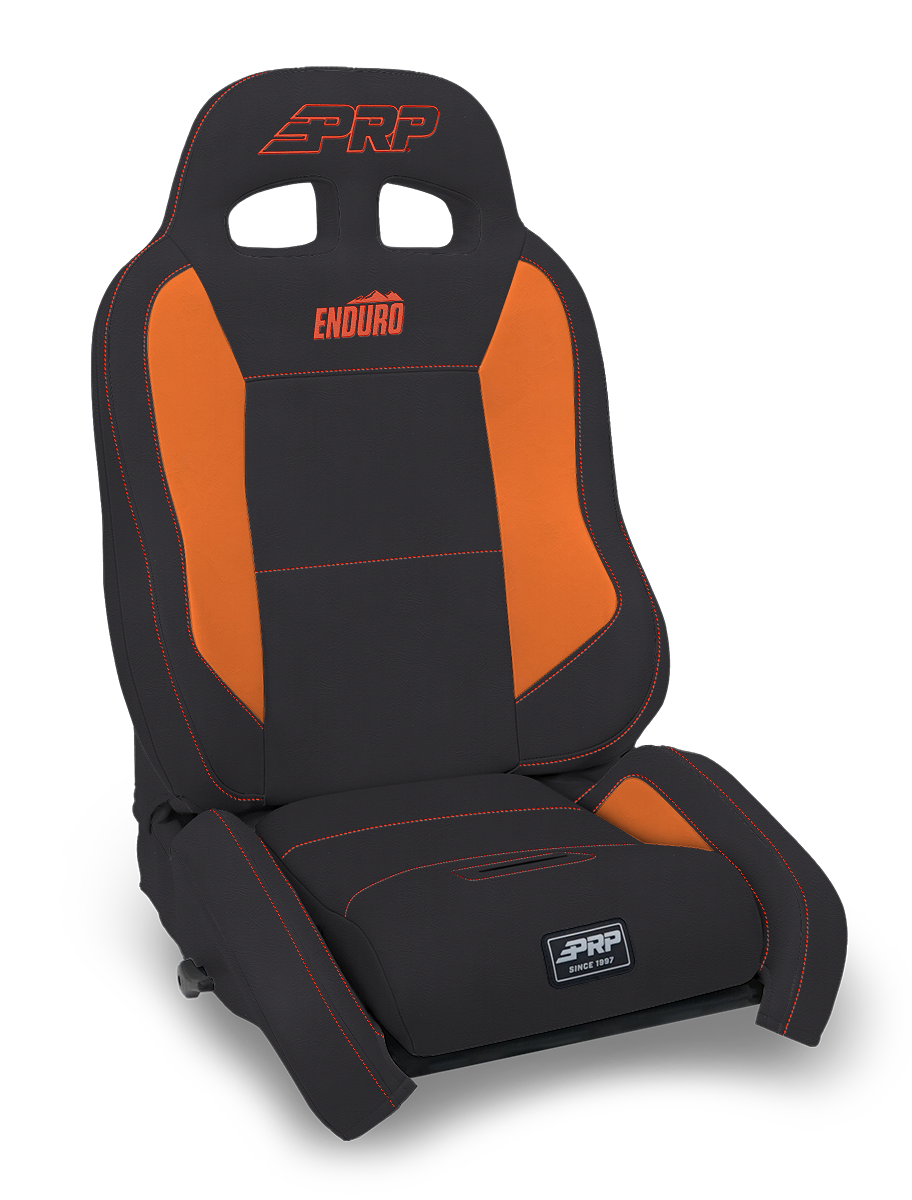 EnduroCrawl Reclining Suspension Seat Black Vinyl Driver PRP Seats