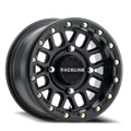 Aluminum Wheels 15x6 Podium Beadlock UTV A93B Satin Black 40 Offset 4 on 156 Bolt Pattern Raceline